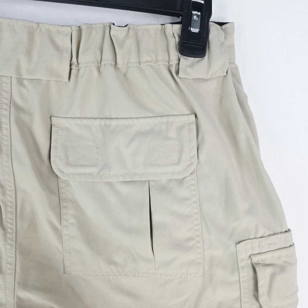 Duluth Trading Co Dry on the Fly Cargo Shorts Size Medium Beige 11